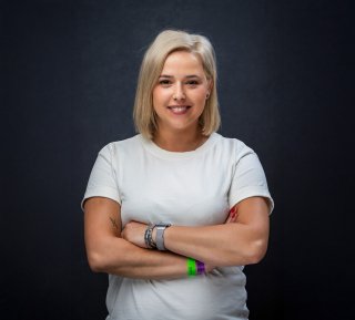 Joanna Krzak z Open Mind Team, odpowiedzialna za kontakt z klientem i koordynację projektów. Rafał Kamiński, Joanna Krzak, Open Mind Team, kontakt